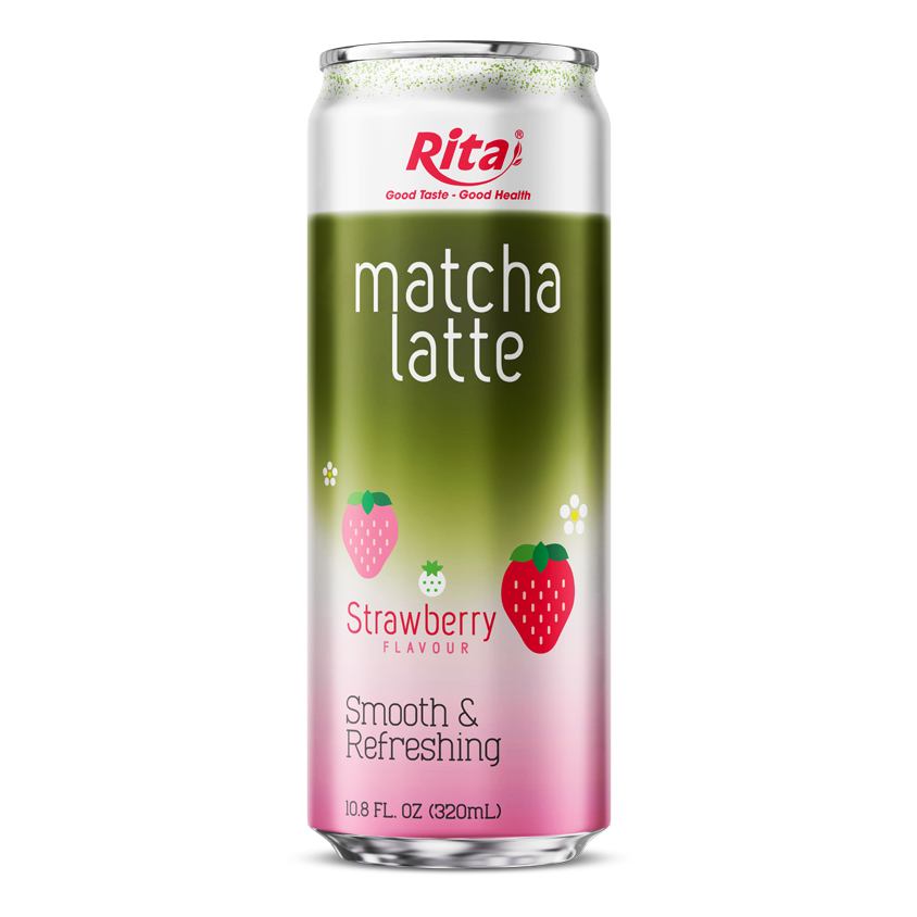 Rita Matcha Latte Strawberry – 320ml Sleek Can Rita Matcha Latte Strawberry – 320ml Sleek Can